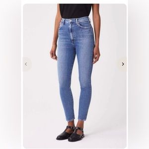 AGOLDE Ultra High Rise Skinny in Amped